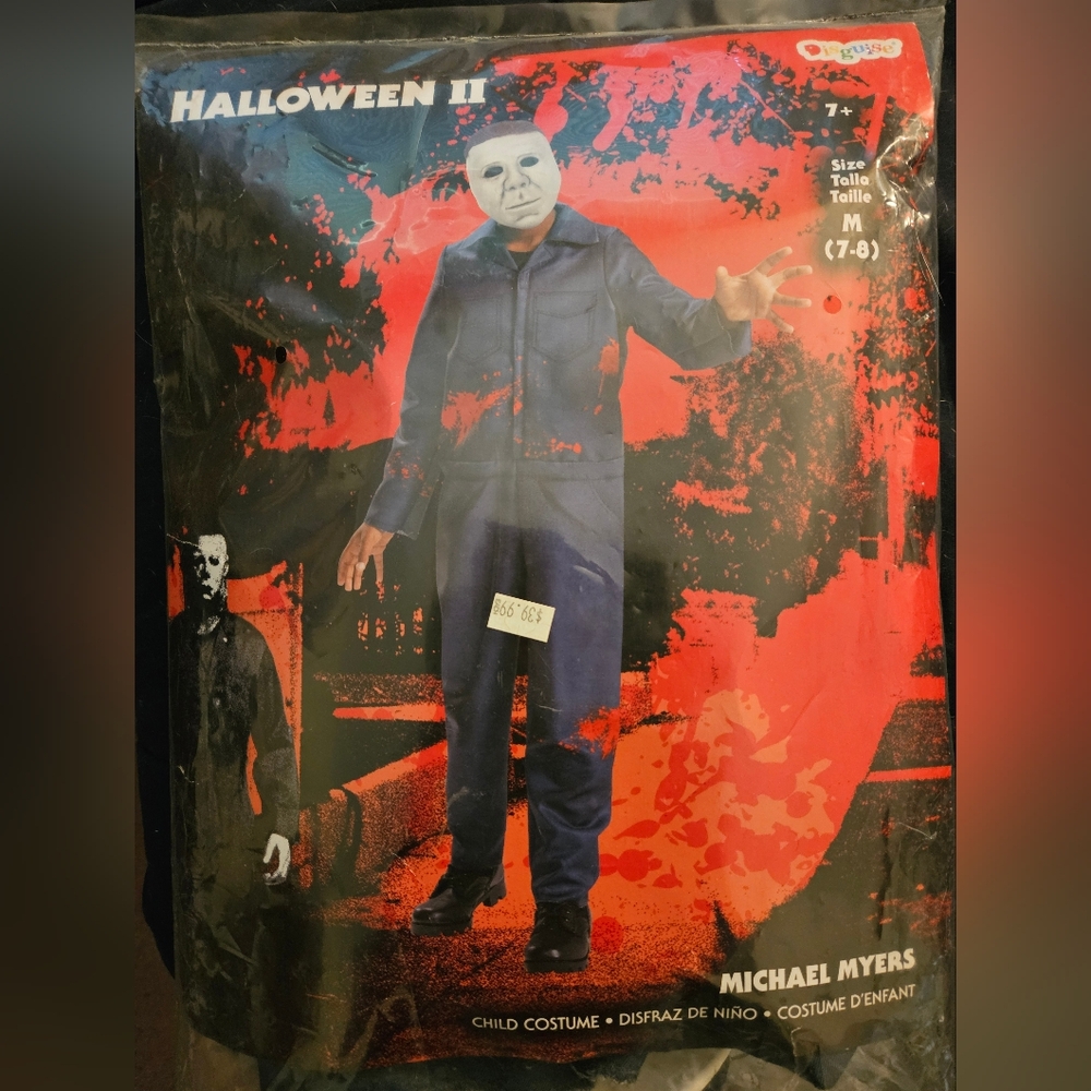 Michael Myers Halloween Costume Boys Medium Size 7/8
